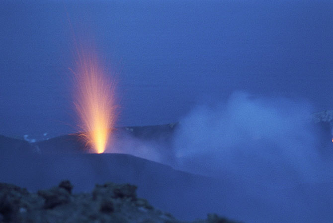 The Stromboli volcano
